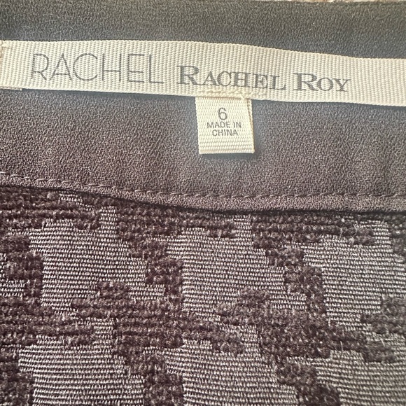 RACHEL Rachel Roy Skirt Foxy Lady Black Houndstooth Mini - Picture 4 of 5
